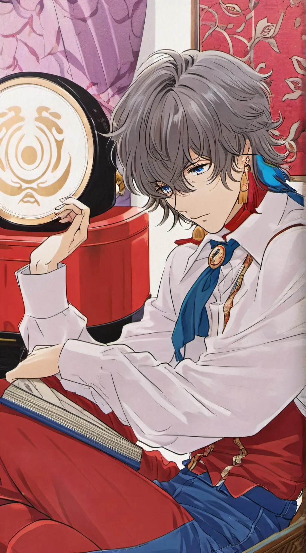 ai character: Парень background