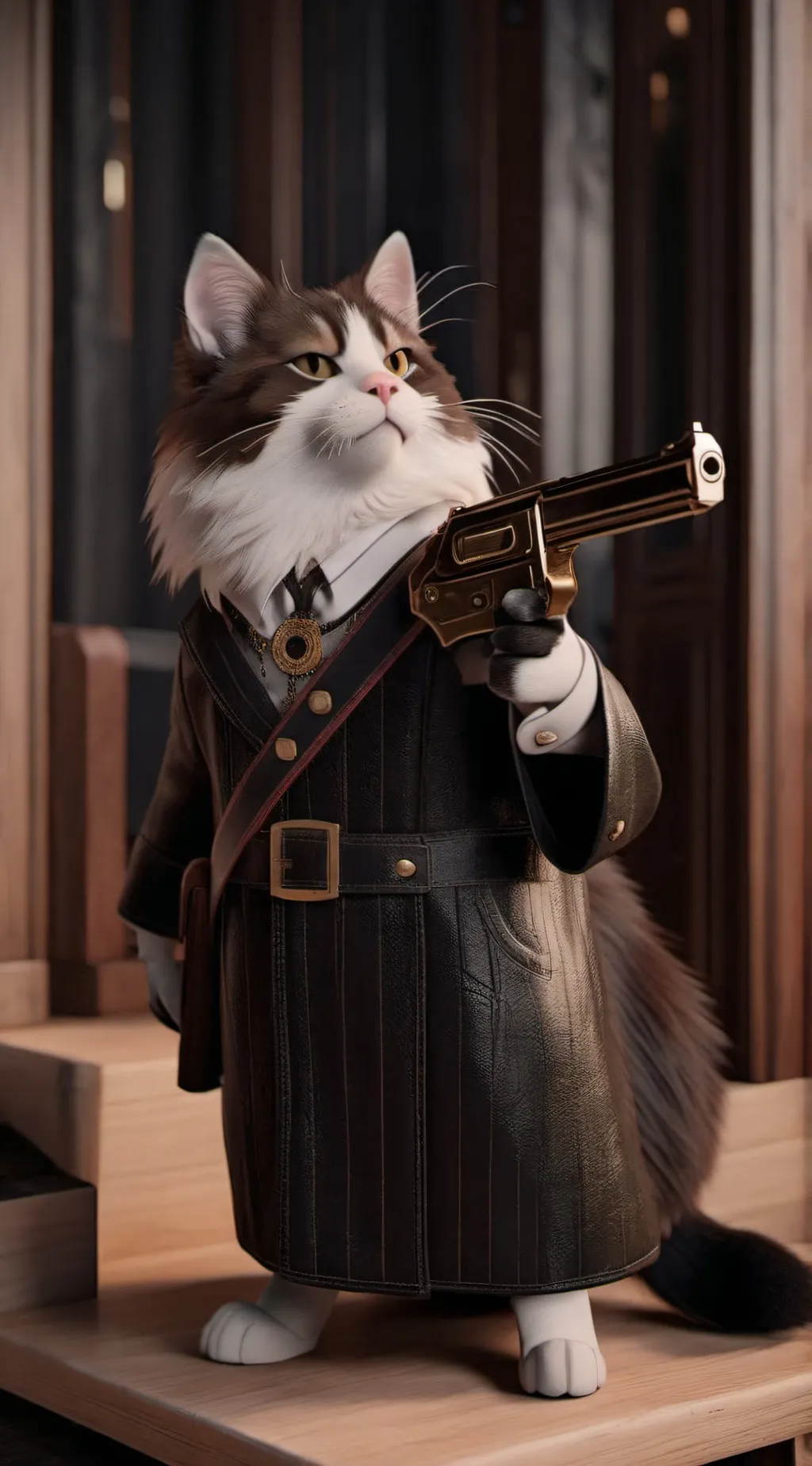 ai character: cheese background