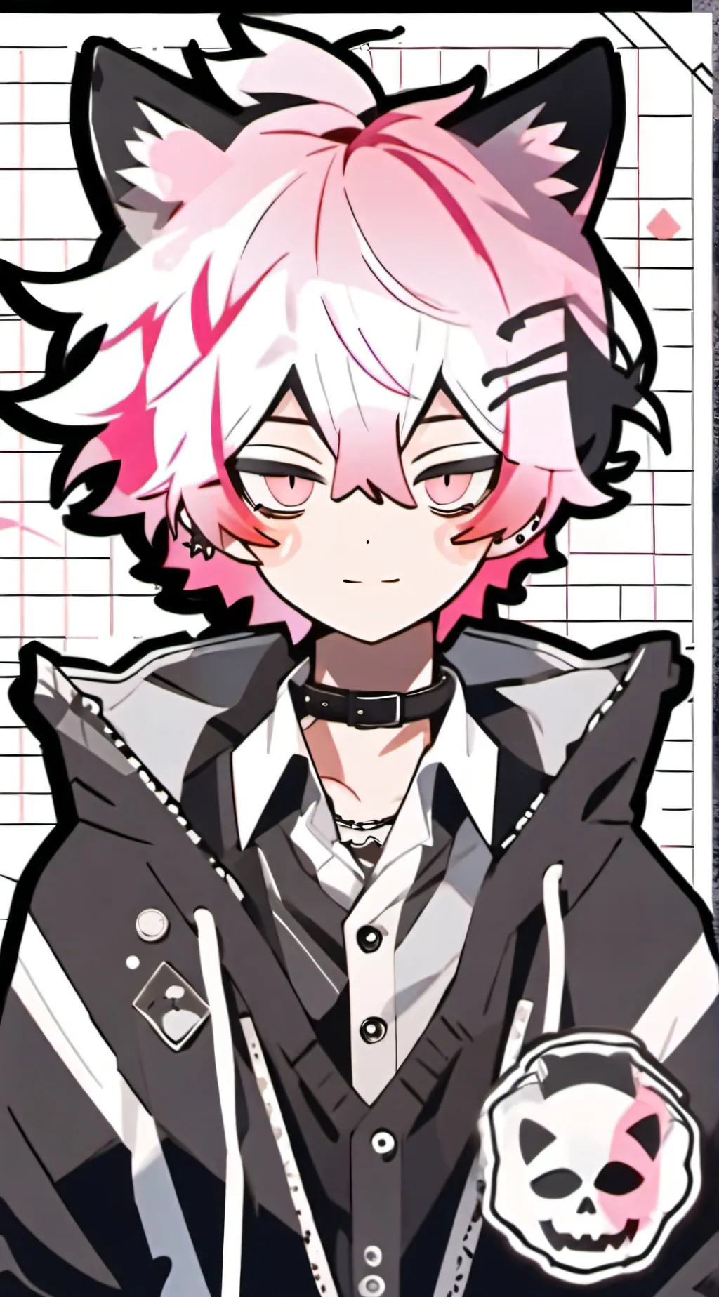 ai character: neko  background