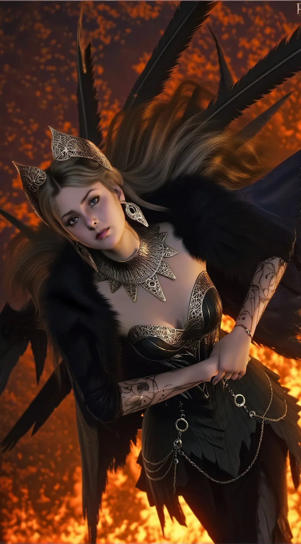 ai character: Melia  background