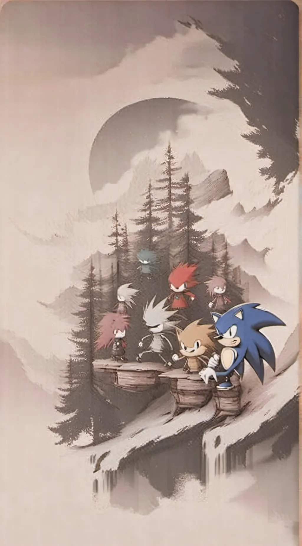 ai character: Sonics curse  background