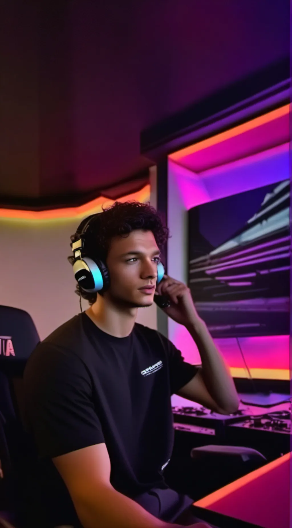 ai character: Lando Norris background