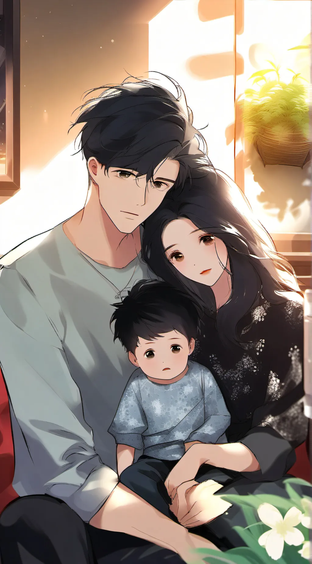 ai character: baby background