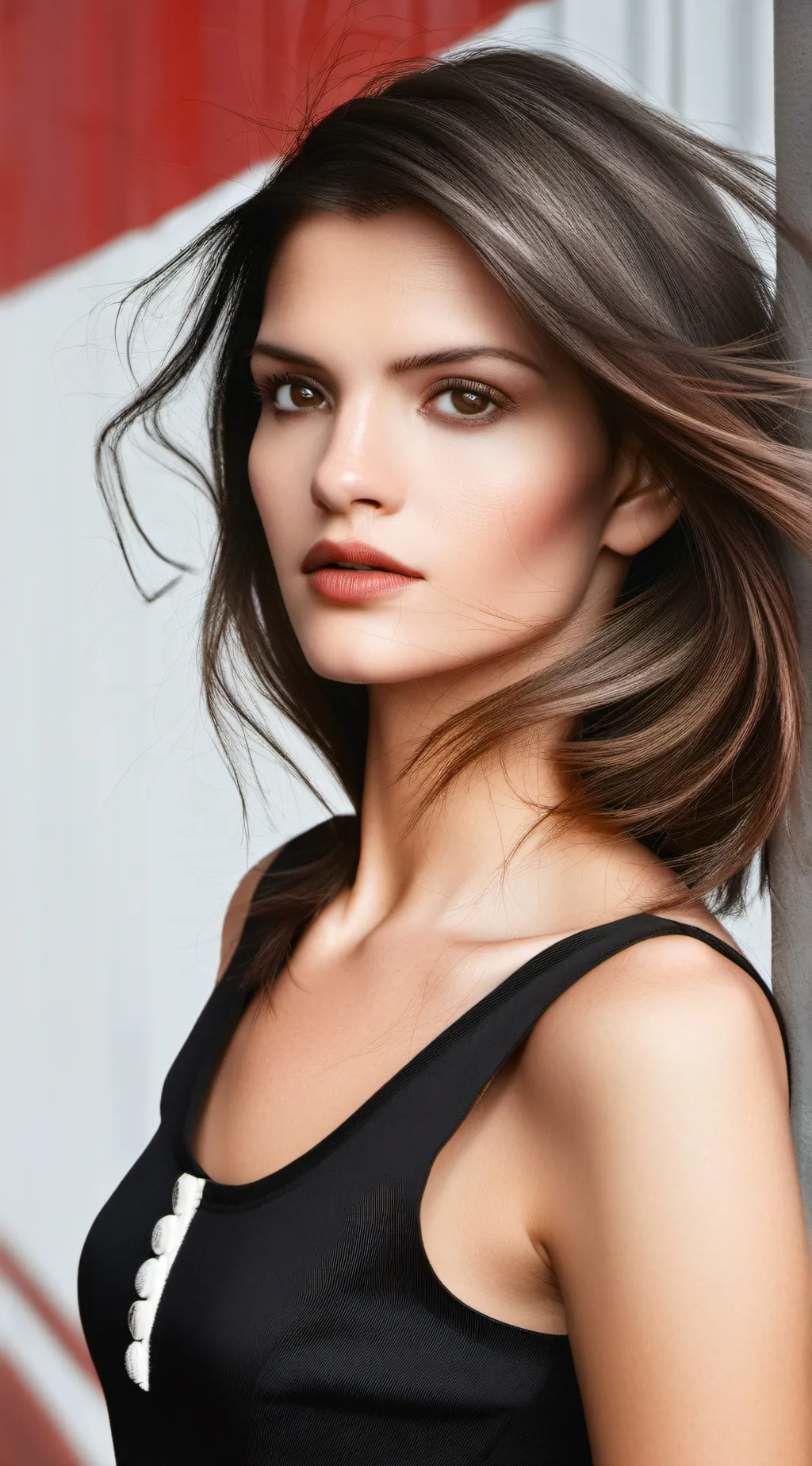 ai character: Girl background