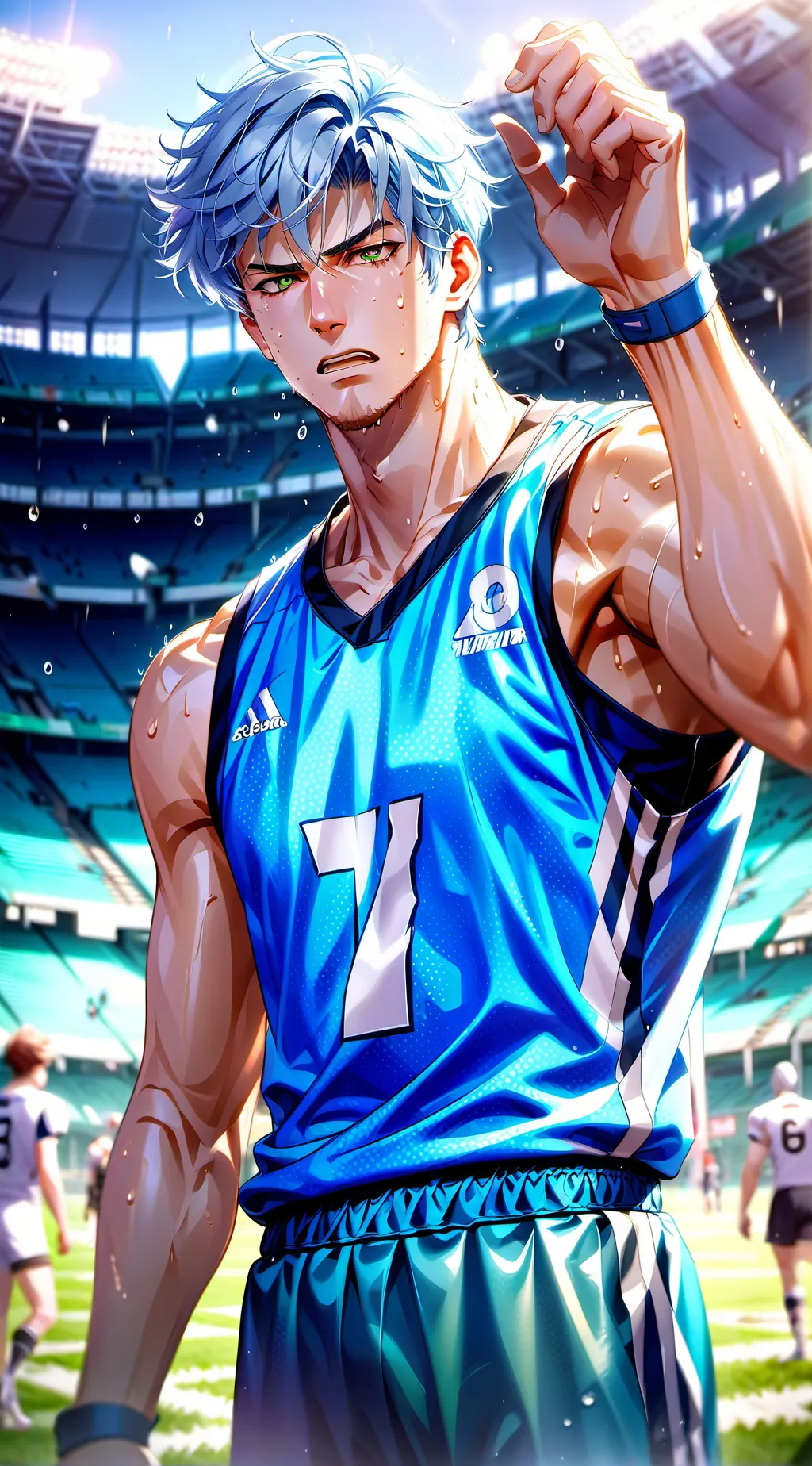 ai character: Lucas  background