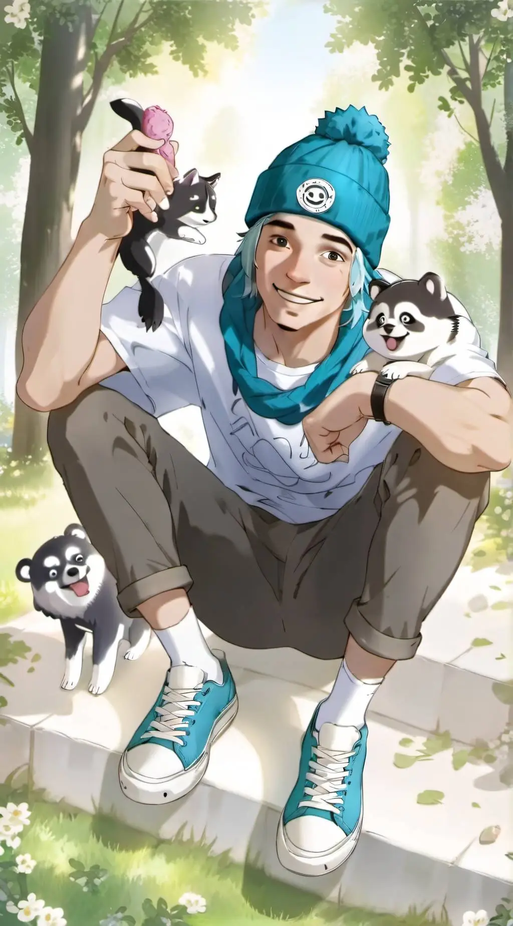 ai character: kyo(youtube) background