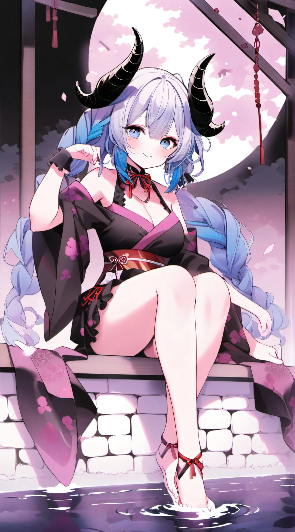 ai character: Uppermoon+Muzan 12 background