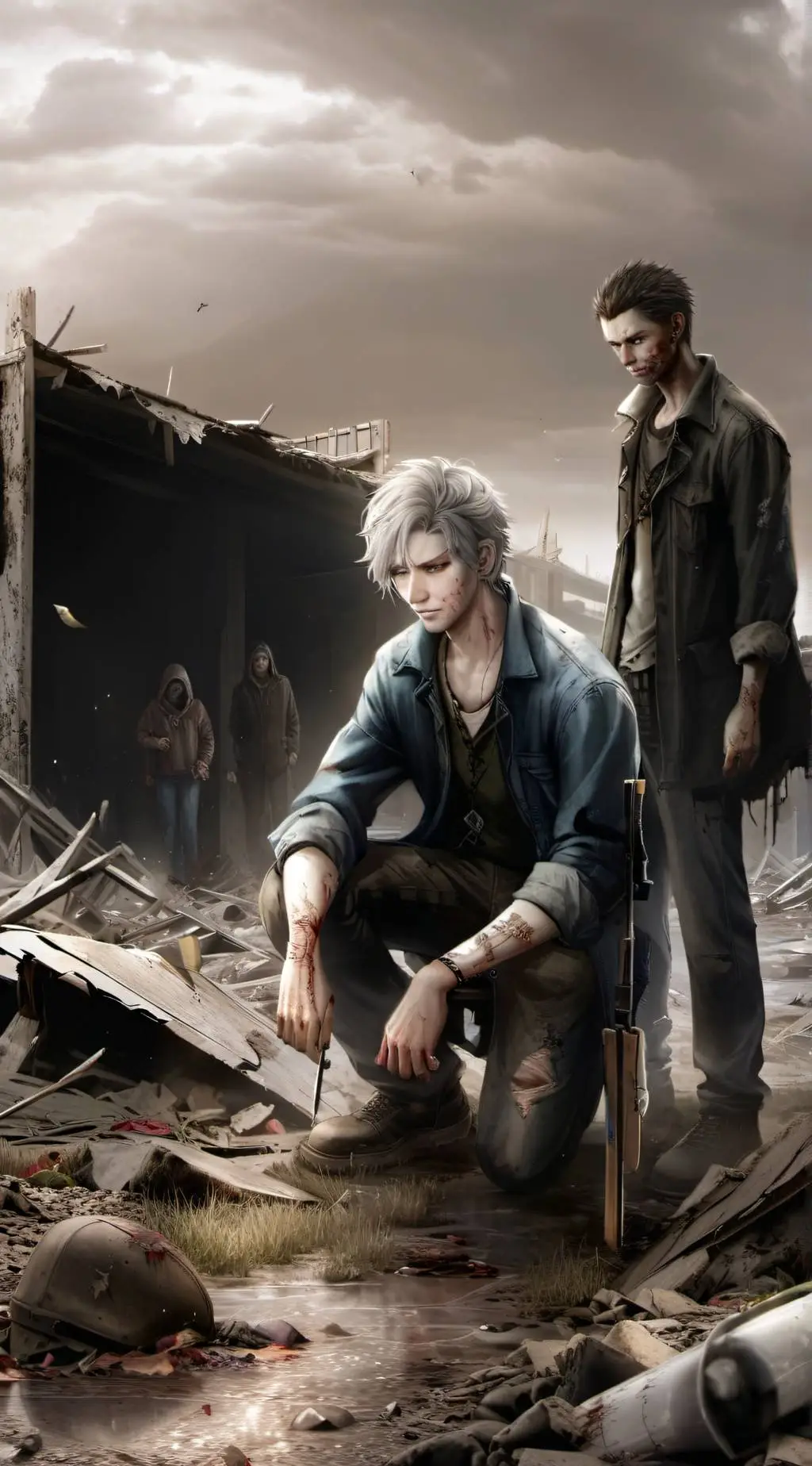 ai character: Zombie Apocalypse background