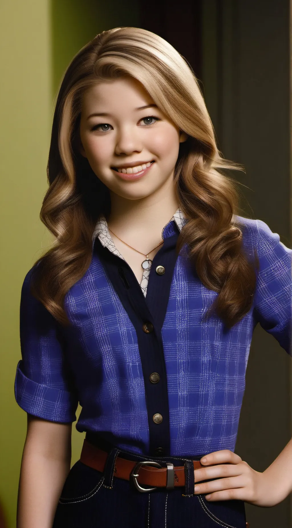 ai character: SAM FROM ICARLY!!  background