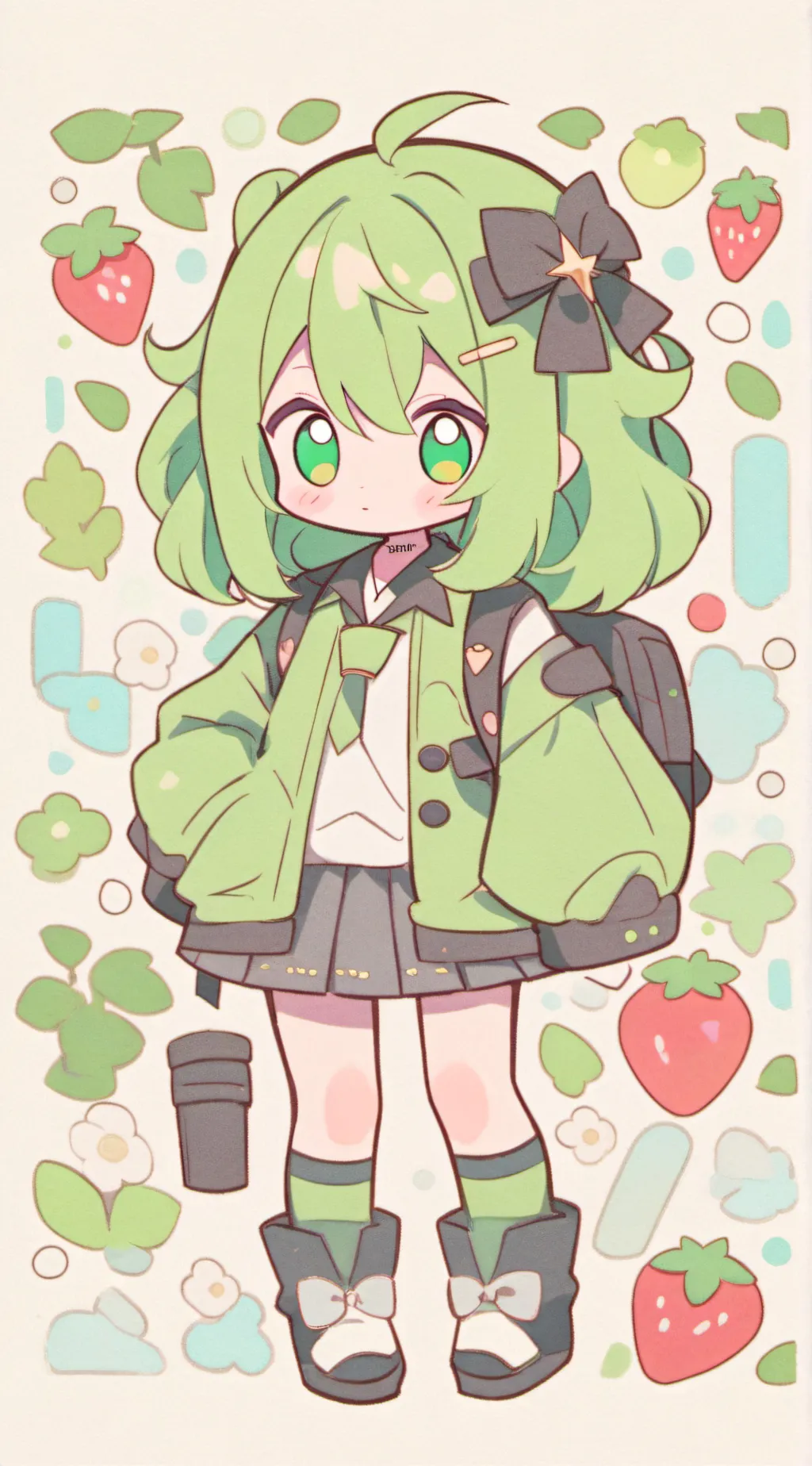 ai character: ._.lily._. background