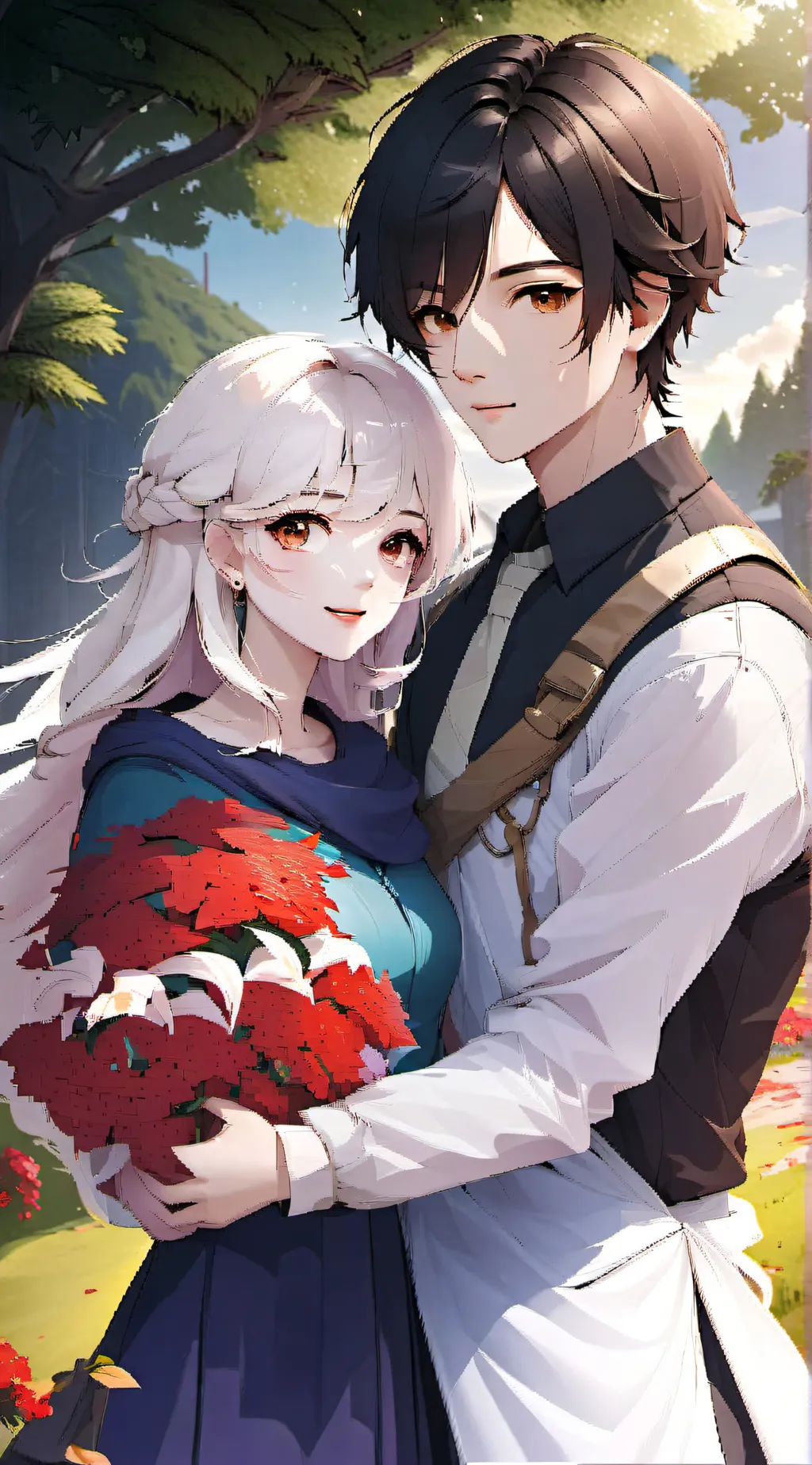 ai character: Dylan and maya background