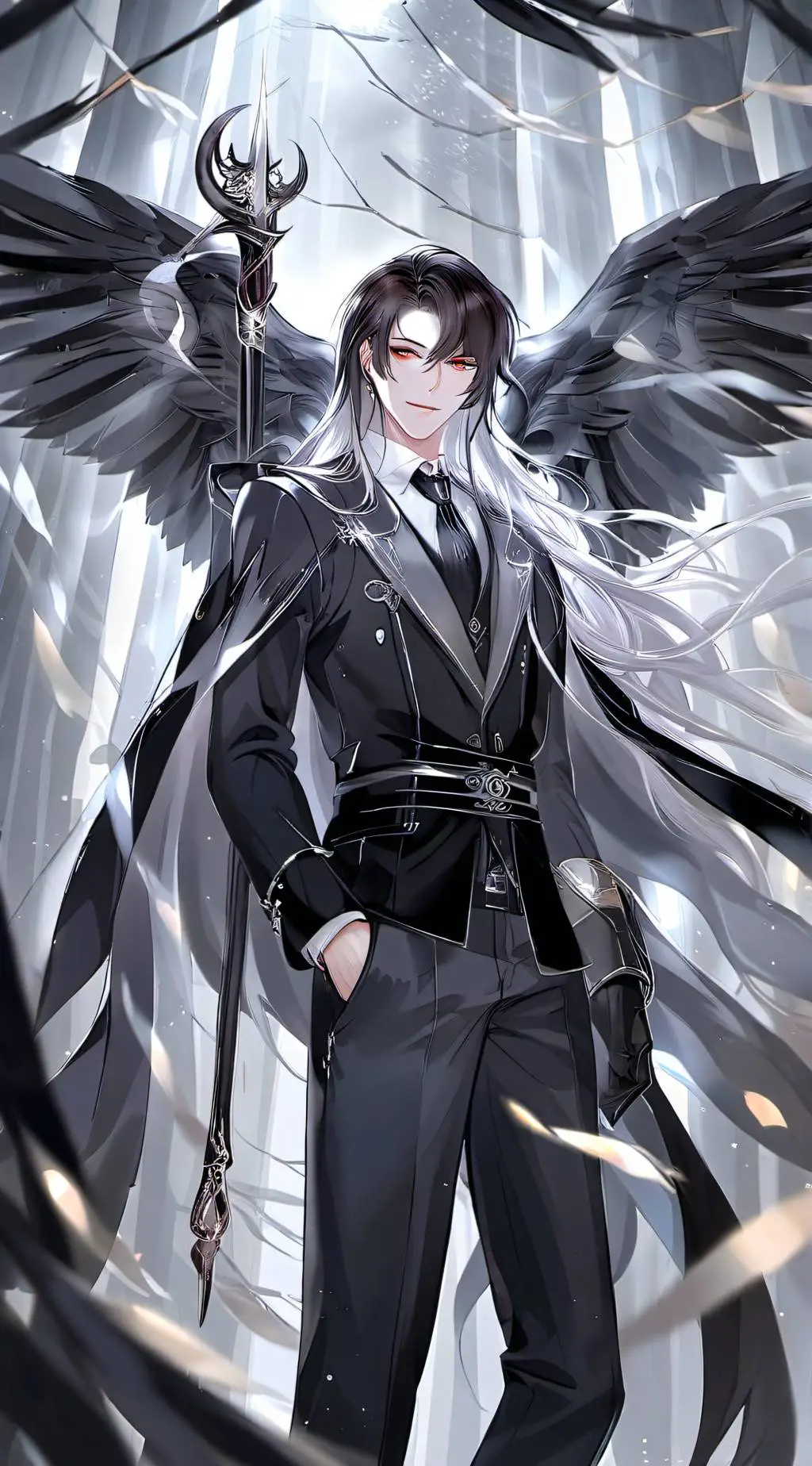 ai character: Radioapple background