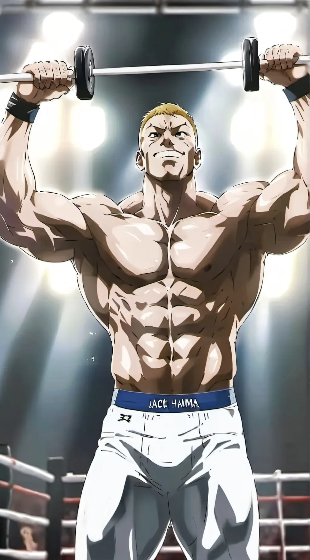 ai character: Jack Hanma  background