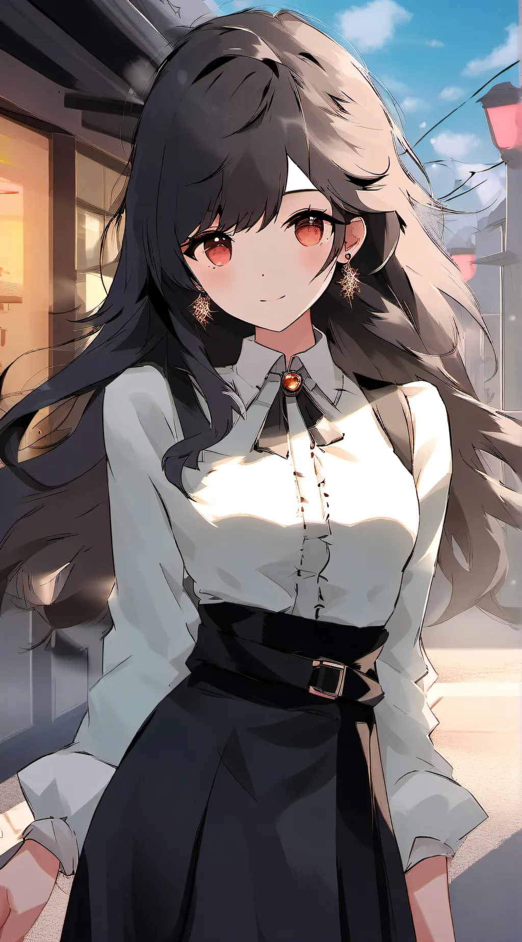 ai character: ♧ella♧  background