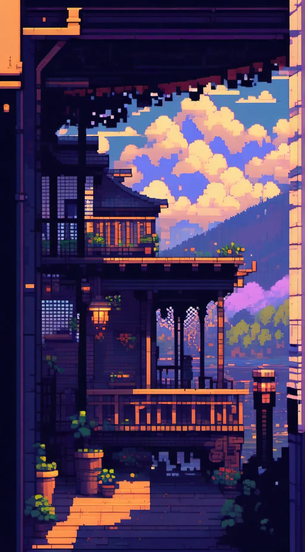 ai character: Door friends background