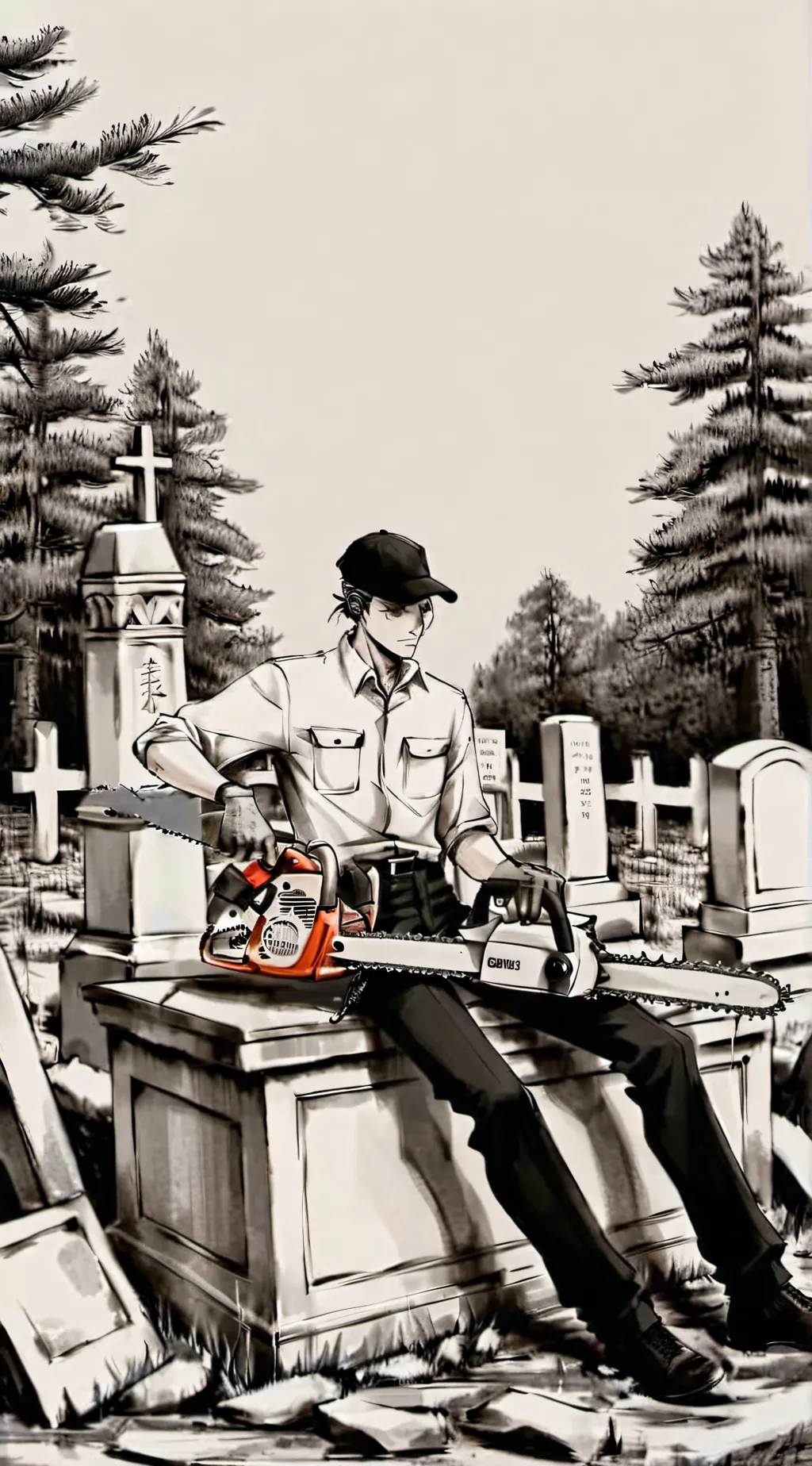 ai character: Denji background