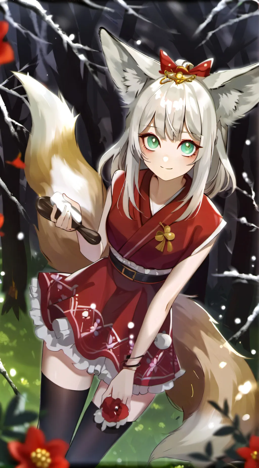 ai character: Foxy the roommate background