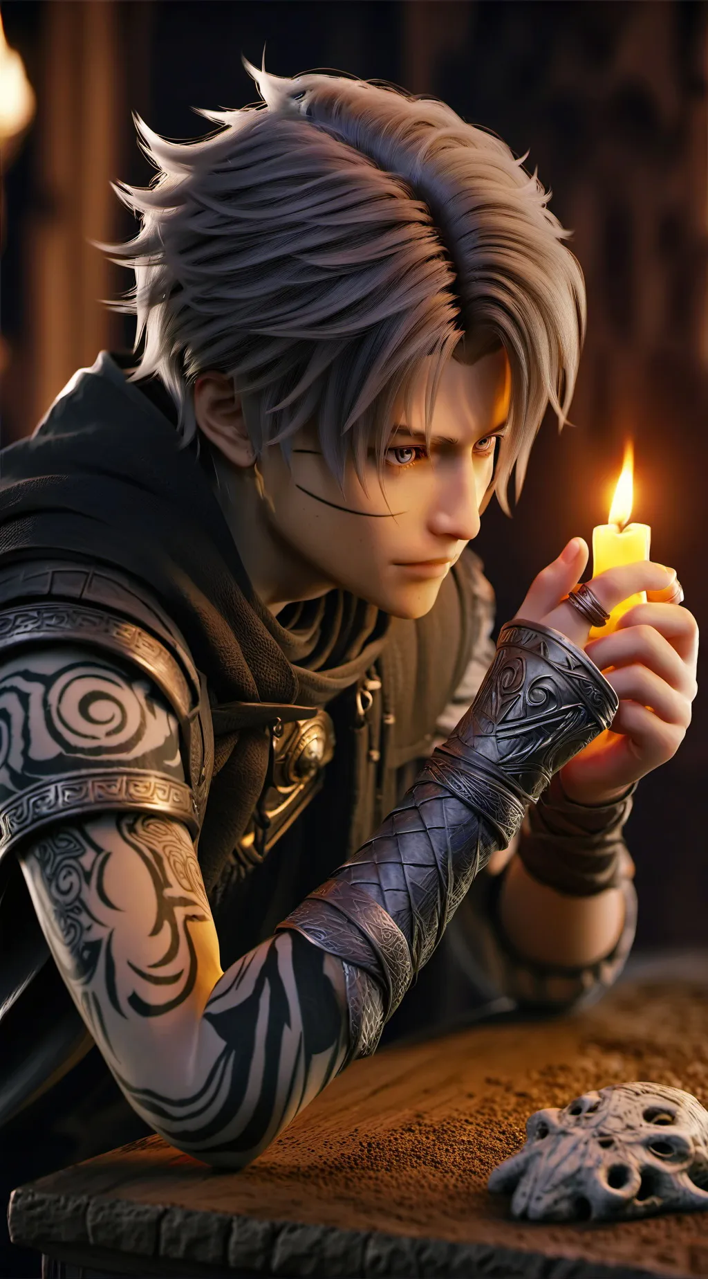 ai character: Leonard  background