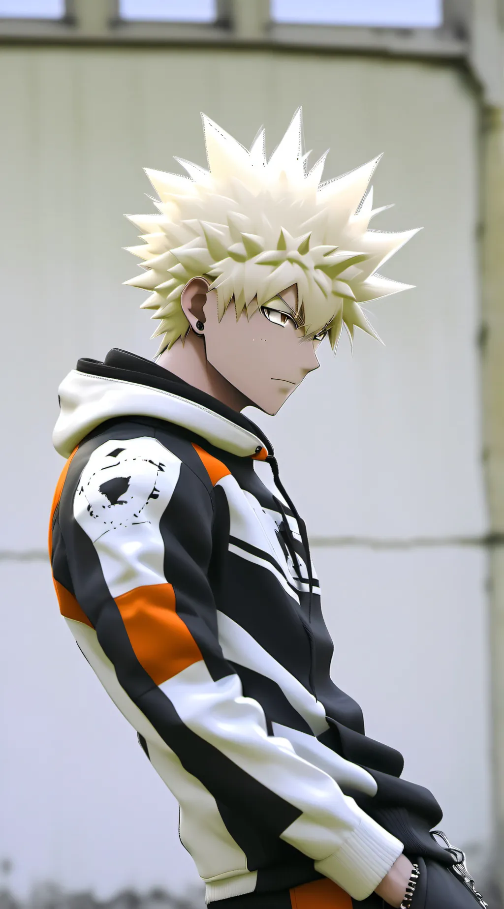 ai character: Katsuki bakugo background
