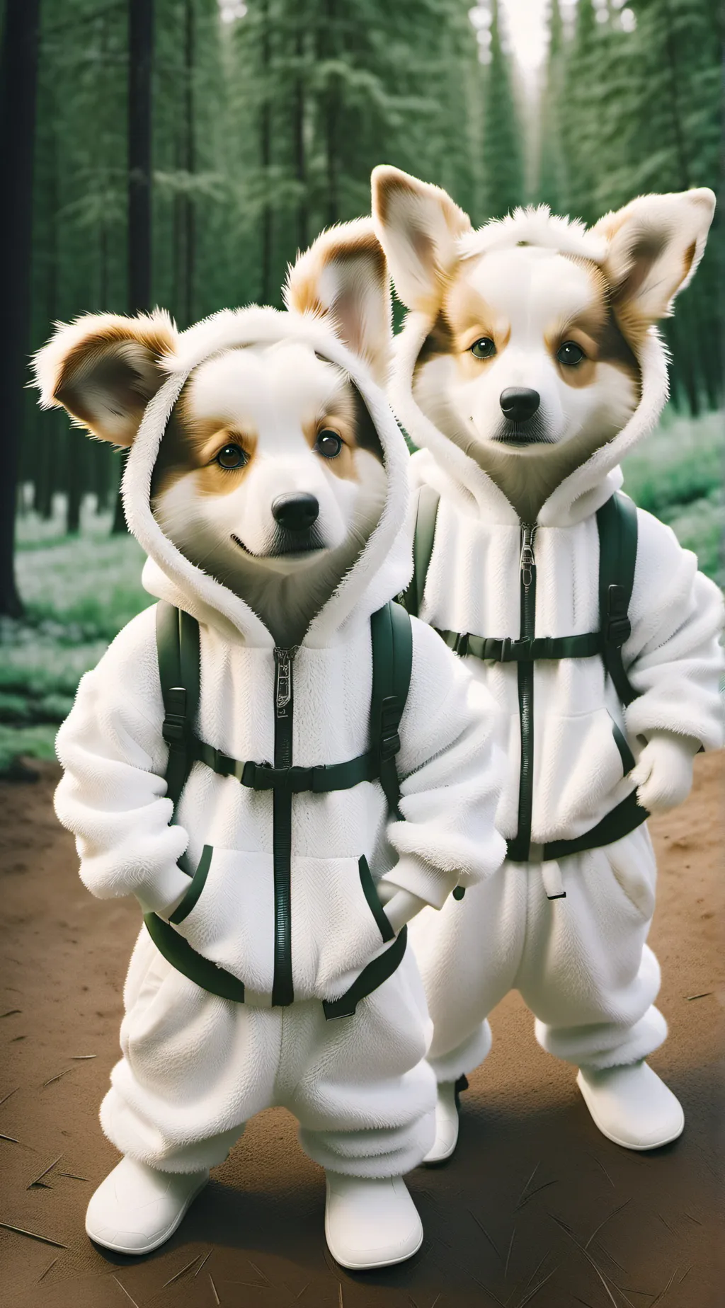 ai character: Furry suits background