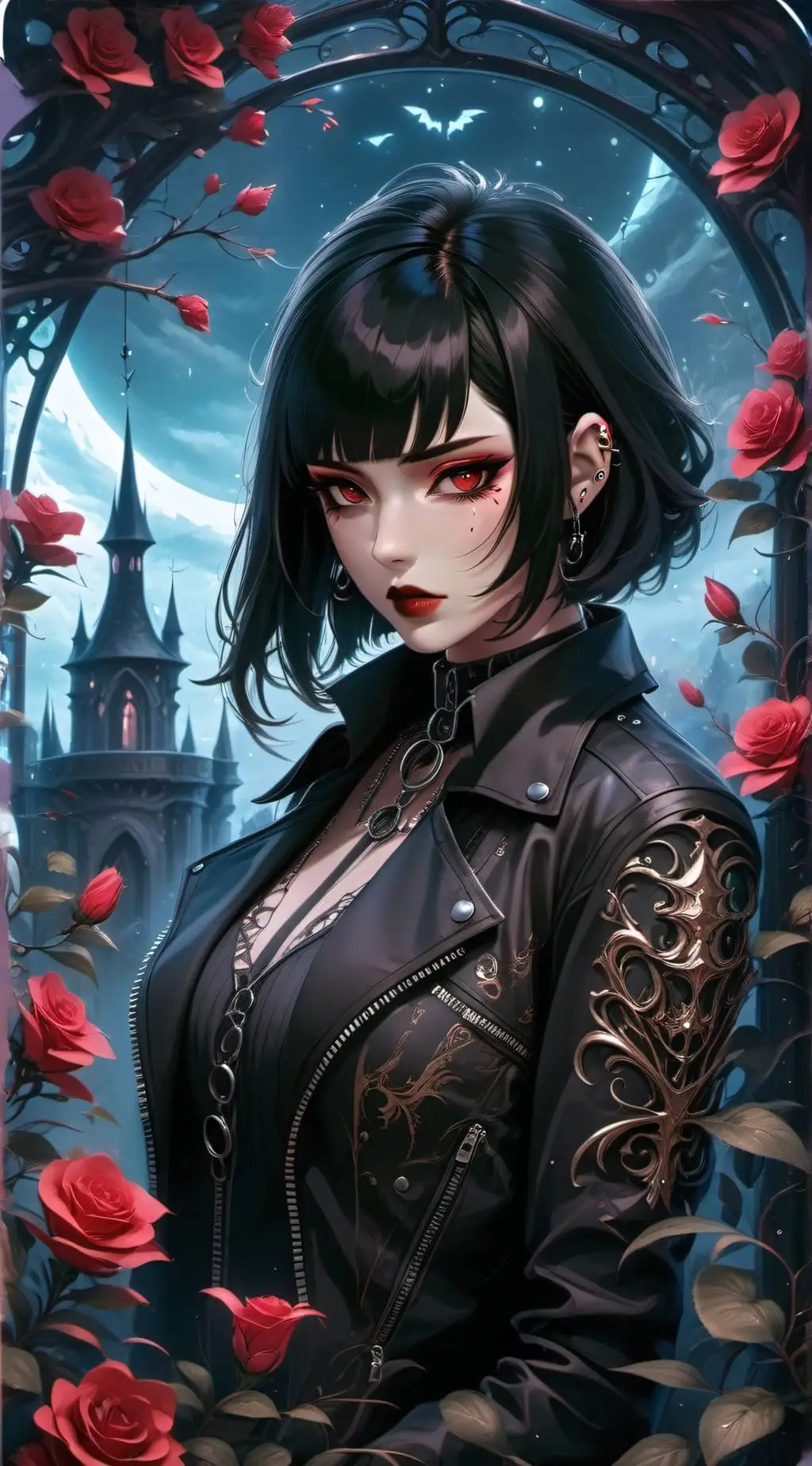 ai character: BB's Nicky 💀💋 background