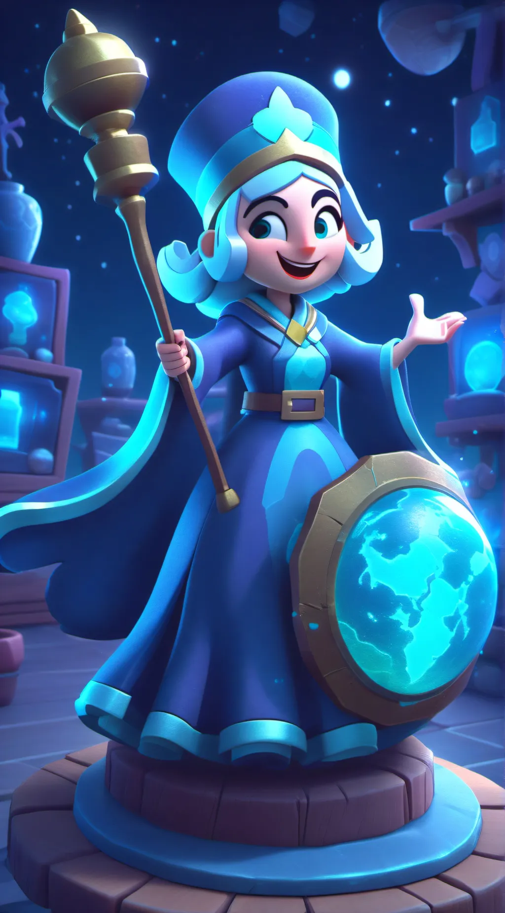 ai character: four background