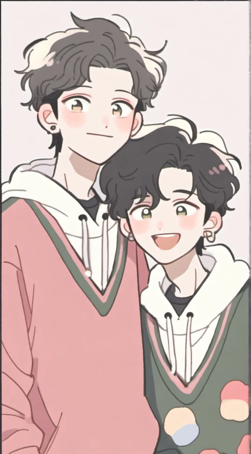 ai character: Adian&mark background