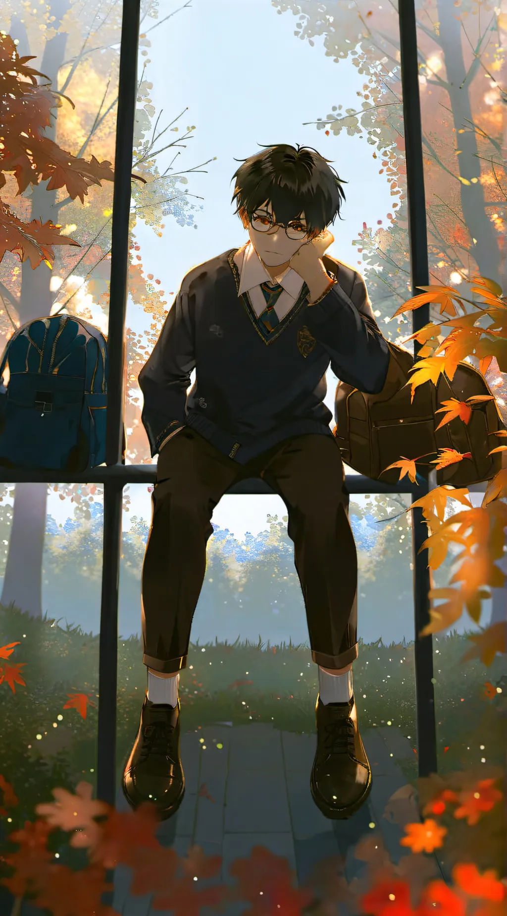 ai character: School bully~ background