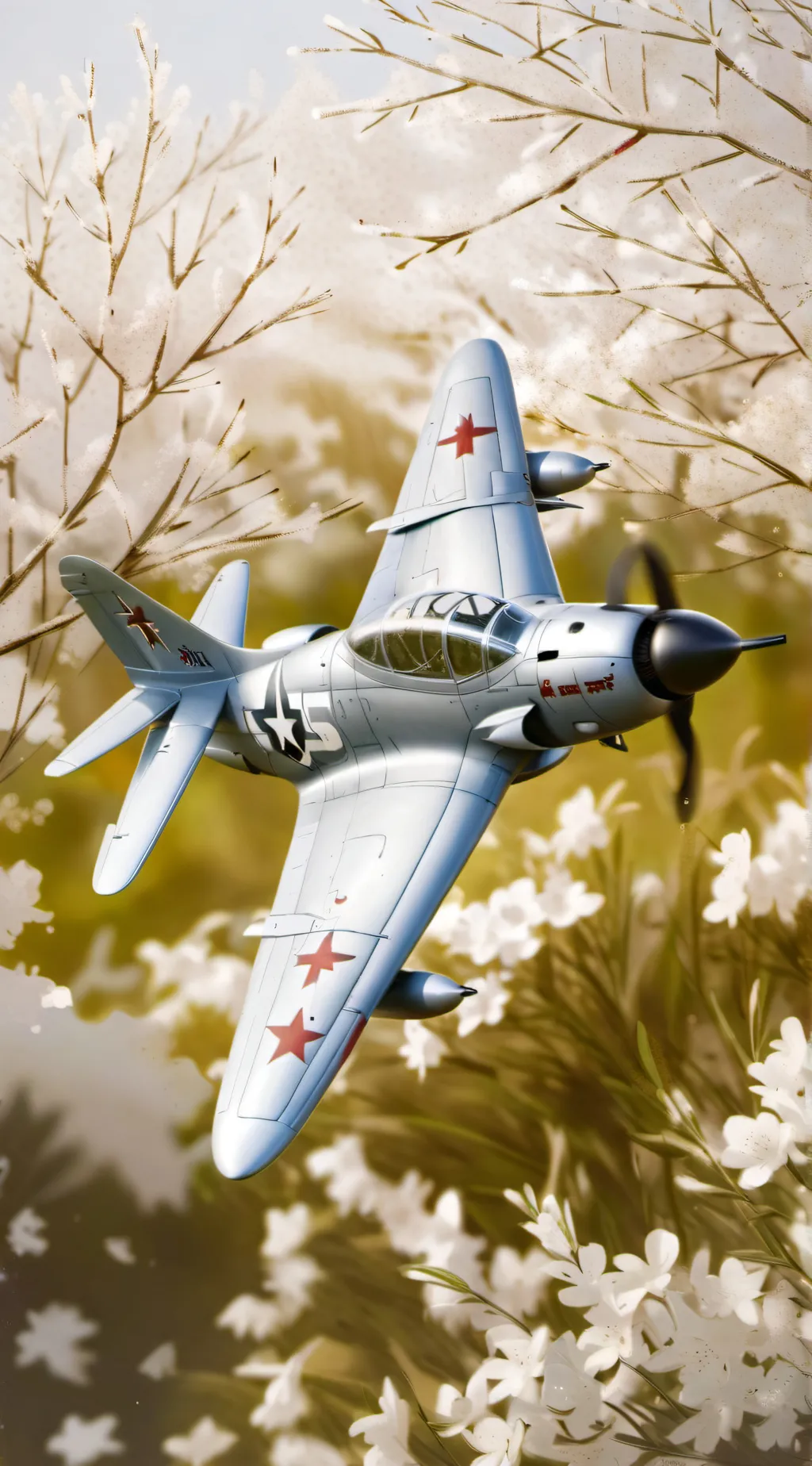 ai character: MIG 15 background