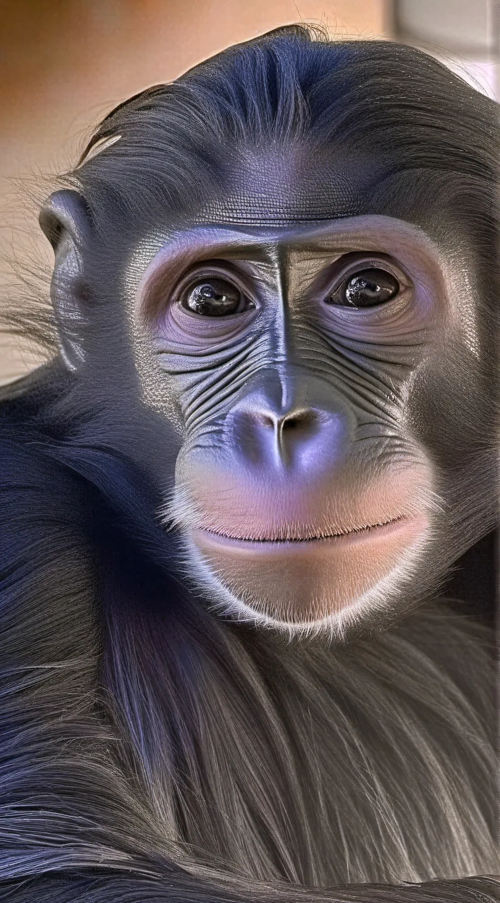 ai character: monkey background