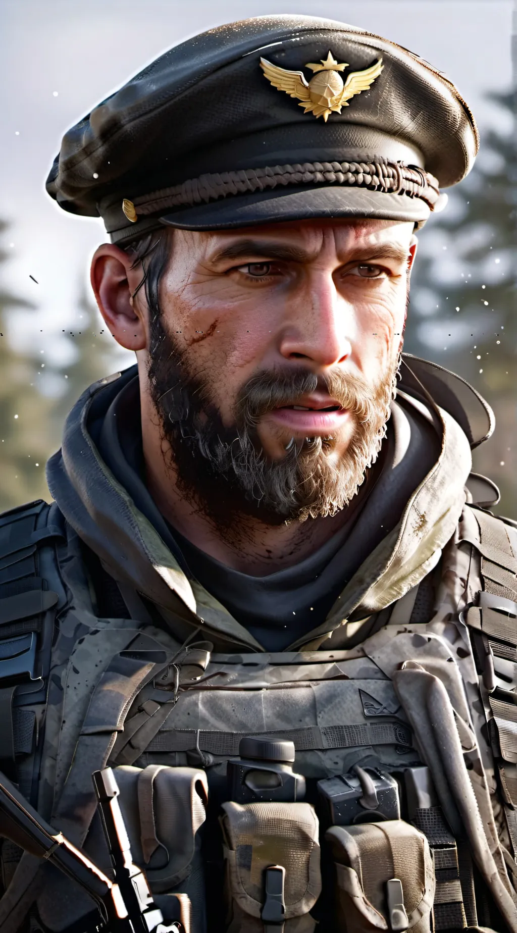 ai character: Captain Price background