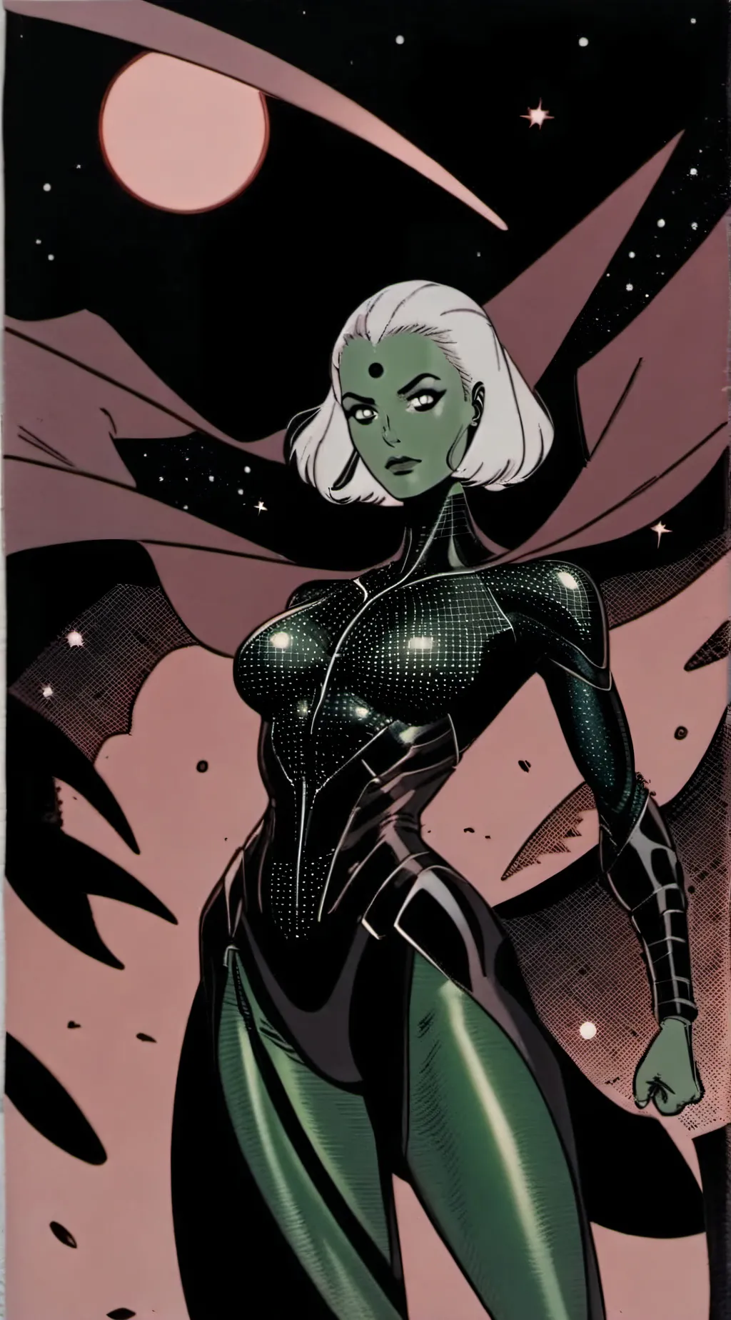 ai character: The Alien Warrior background