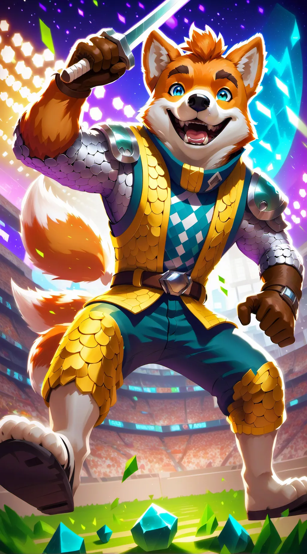 ai character: HGfoxman background