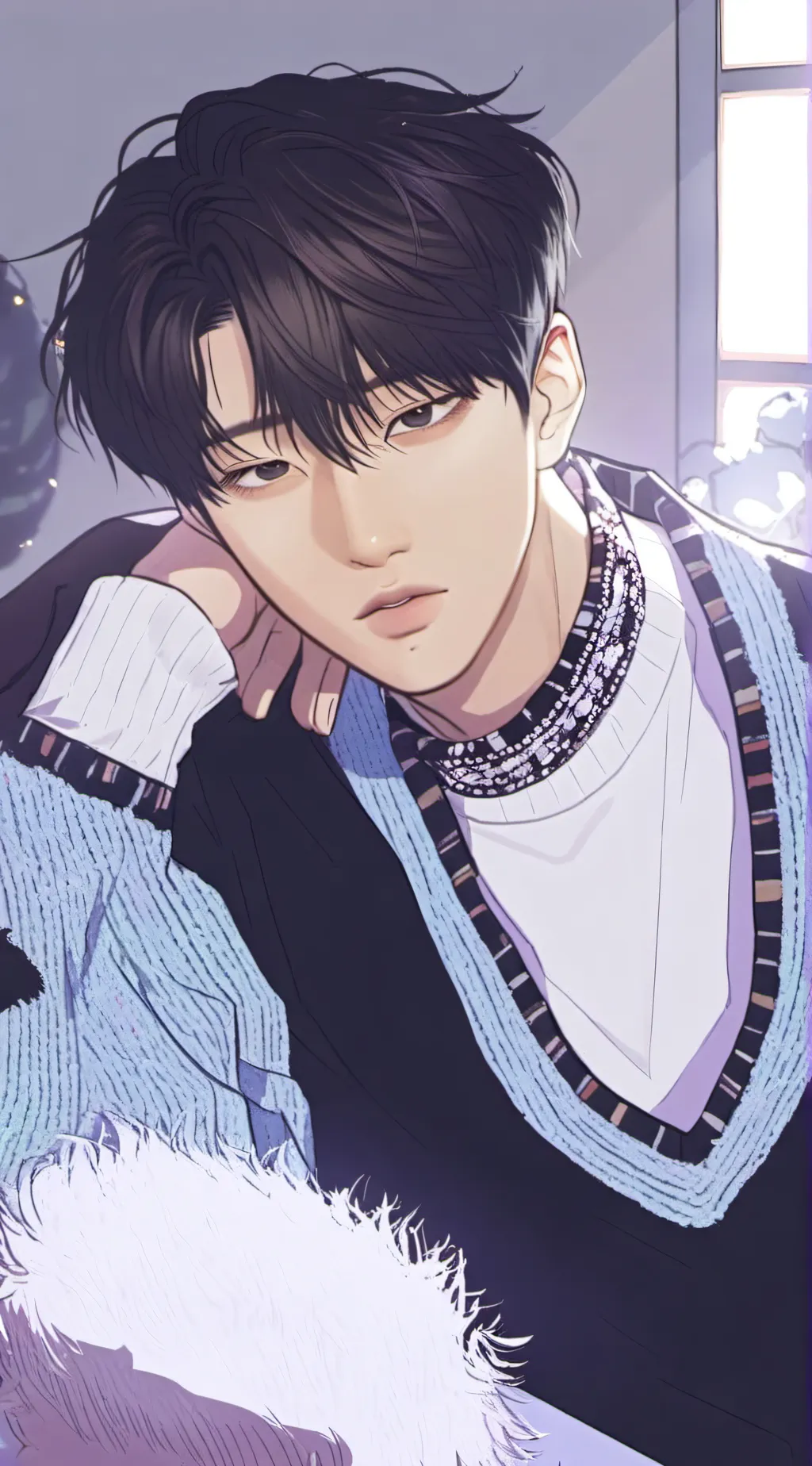 ai character: Seo Changbin  background