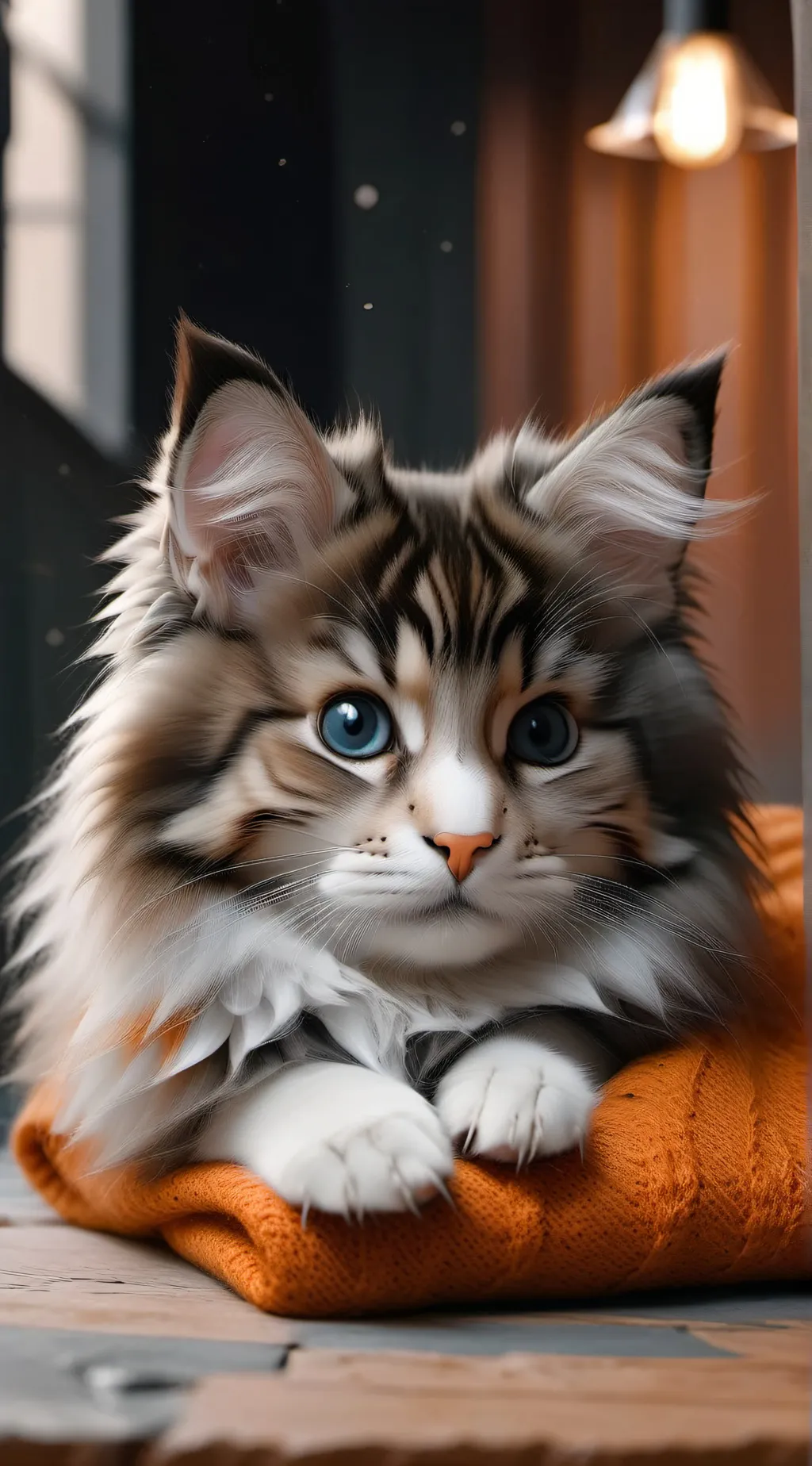 ai character: cat background