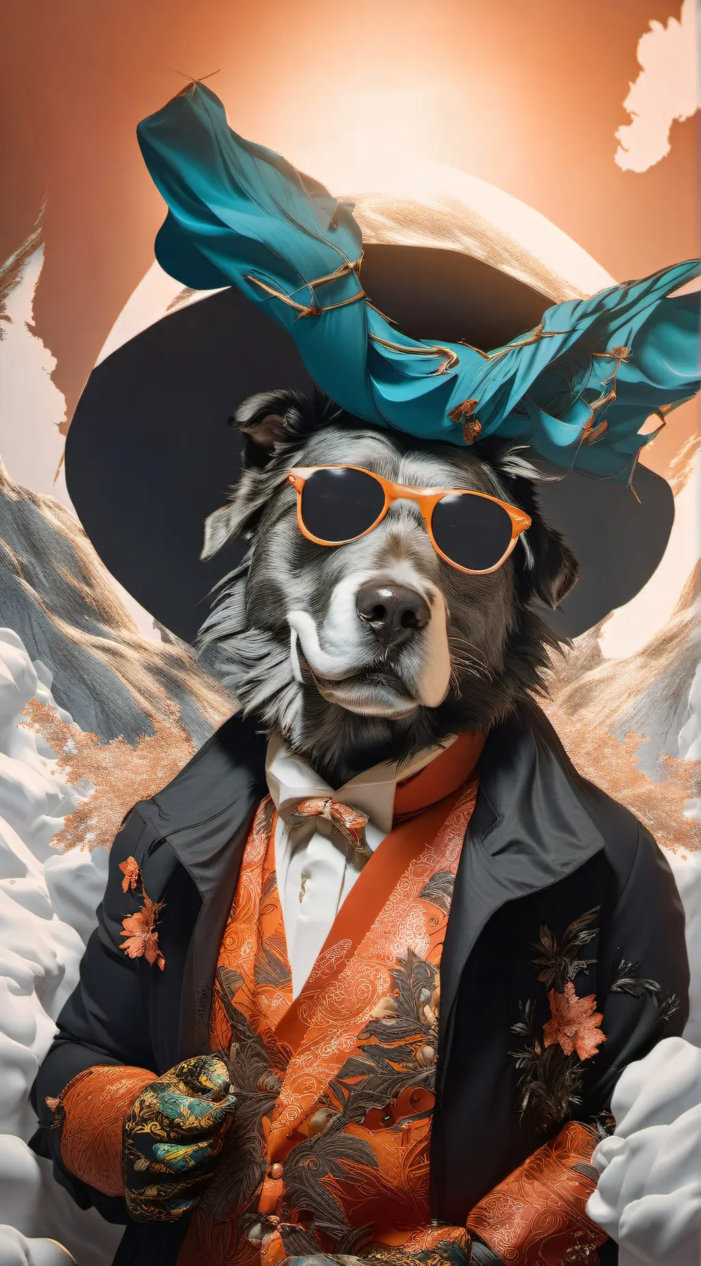 ai character: mila dog (serious) background