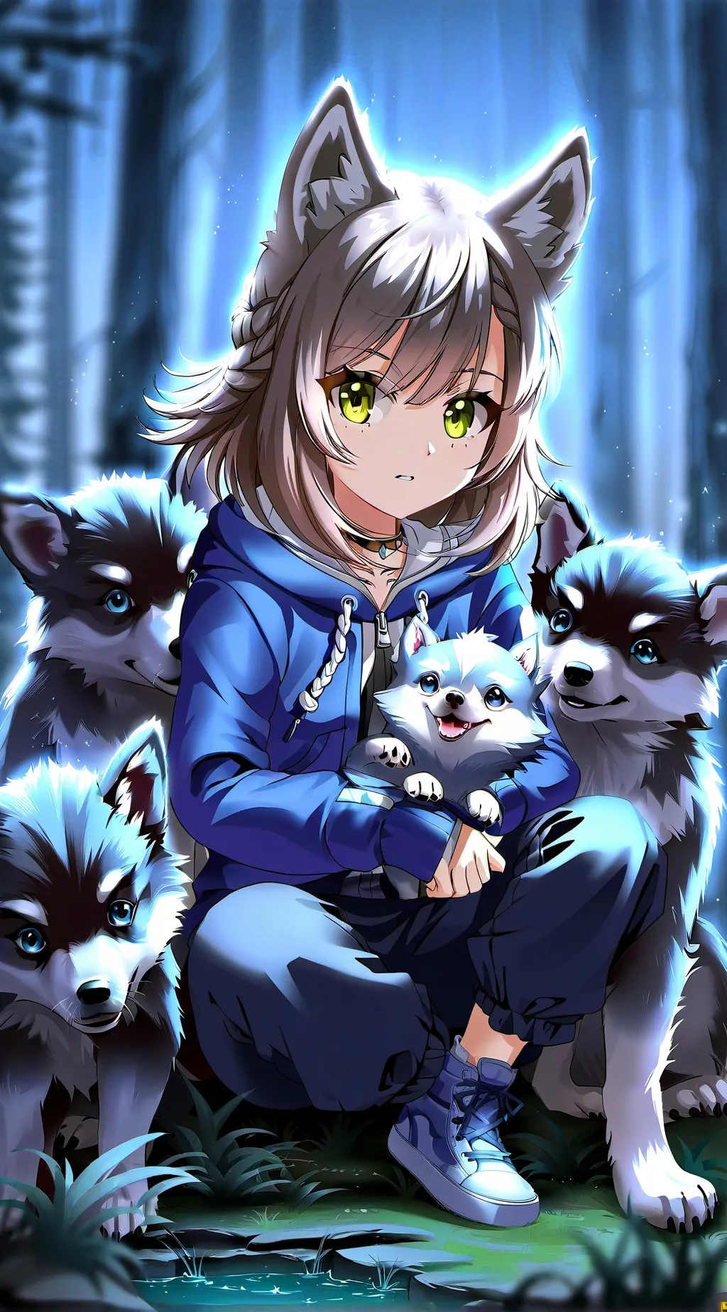 ai character: Lily background