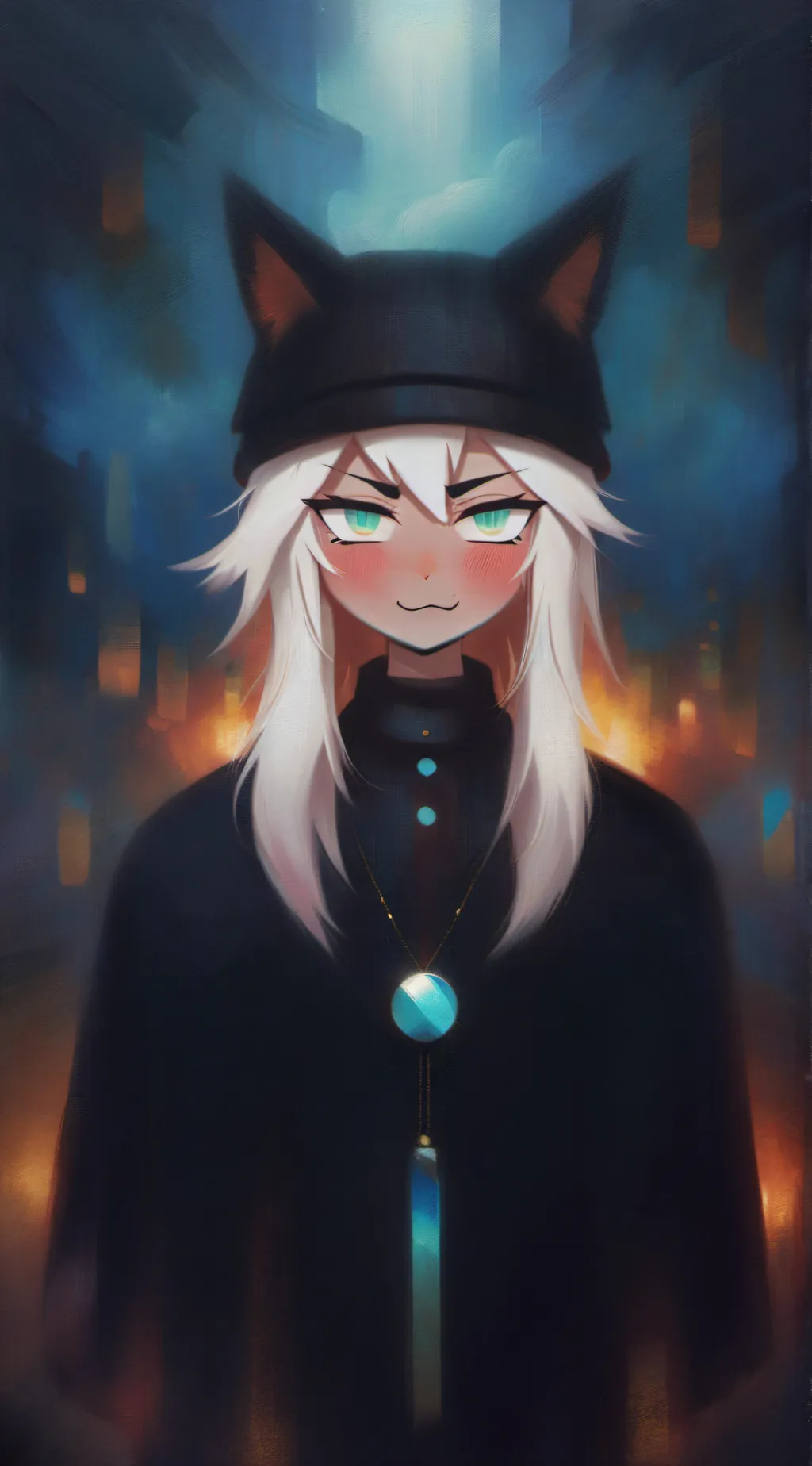 ai character: Oliver  background