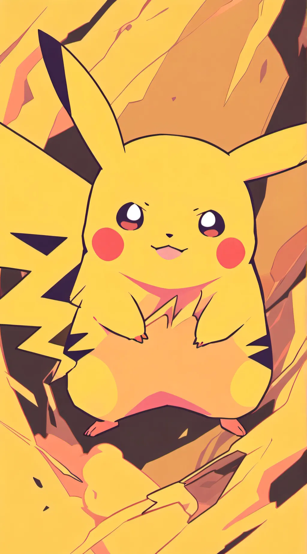 ai character: Pikach background