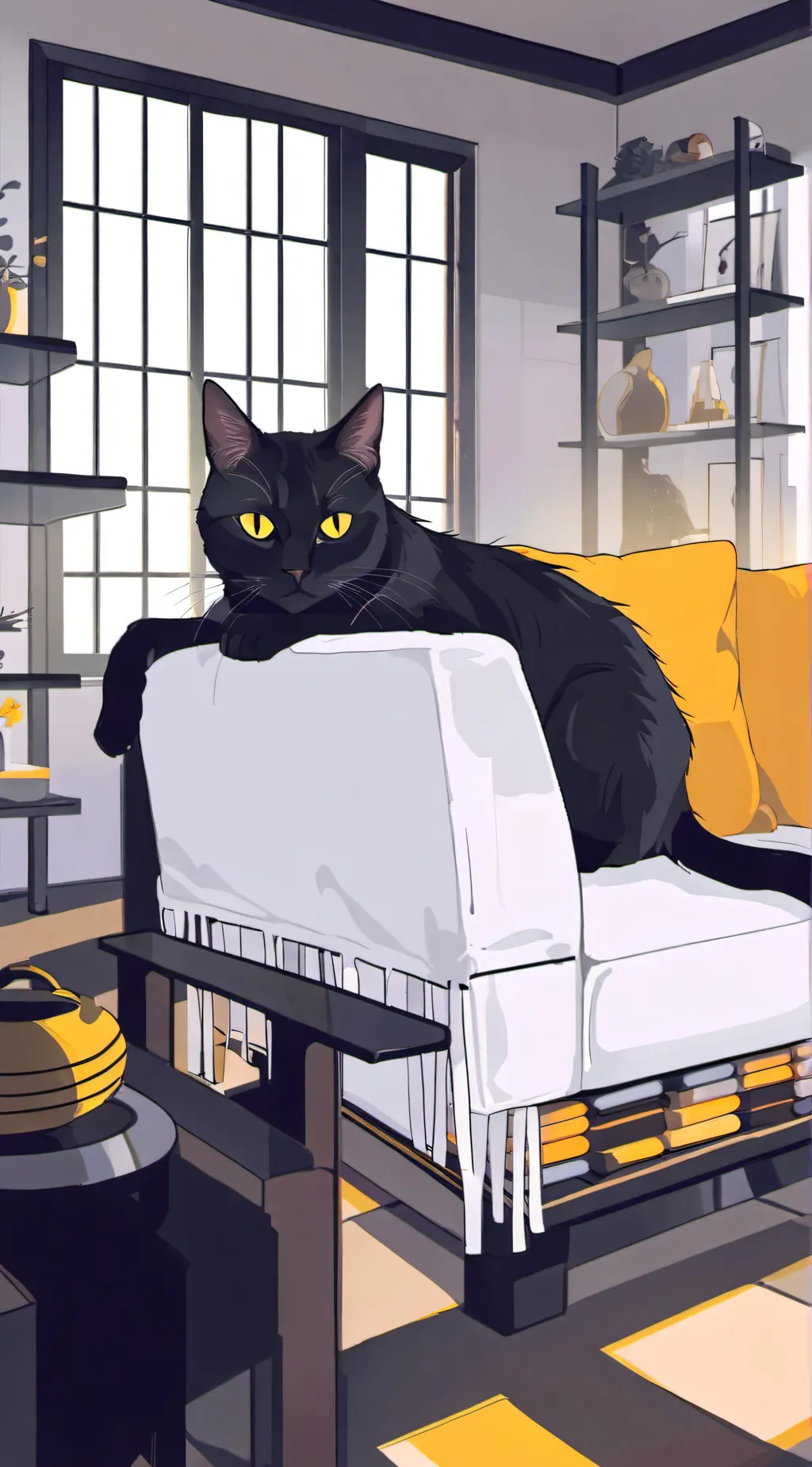 ai character: Luna background