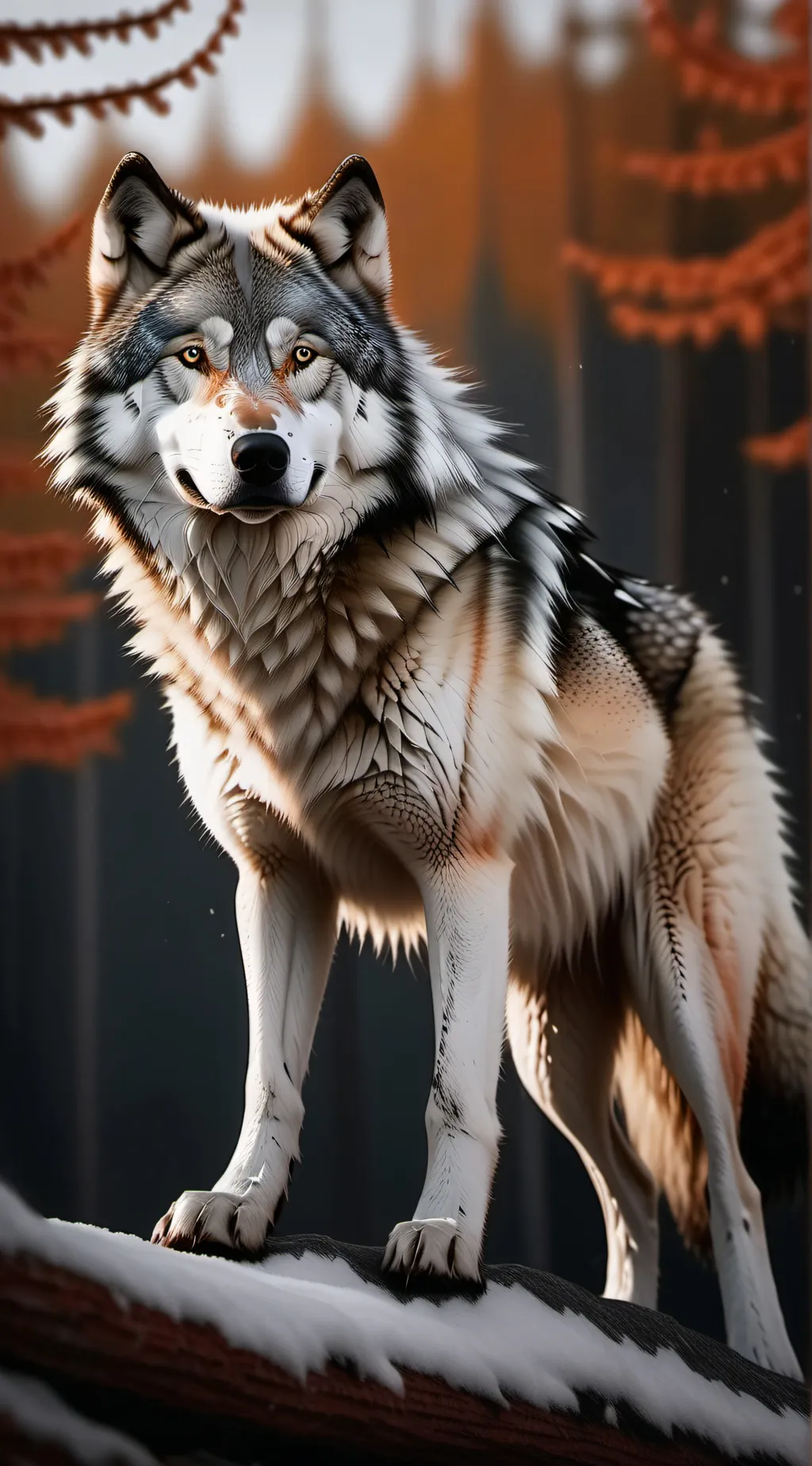 ai character: you are a wolf background