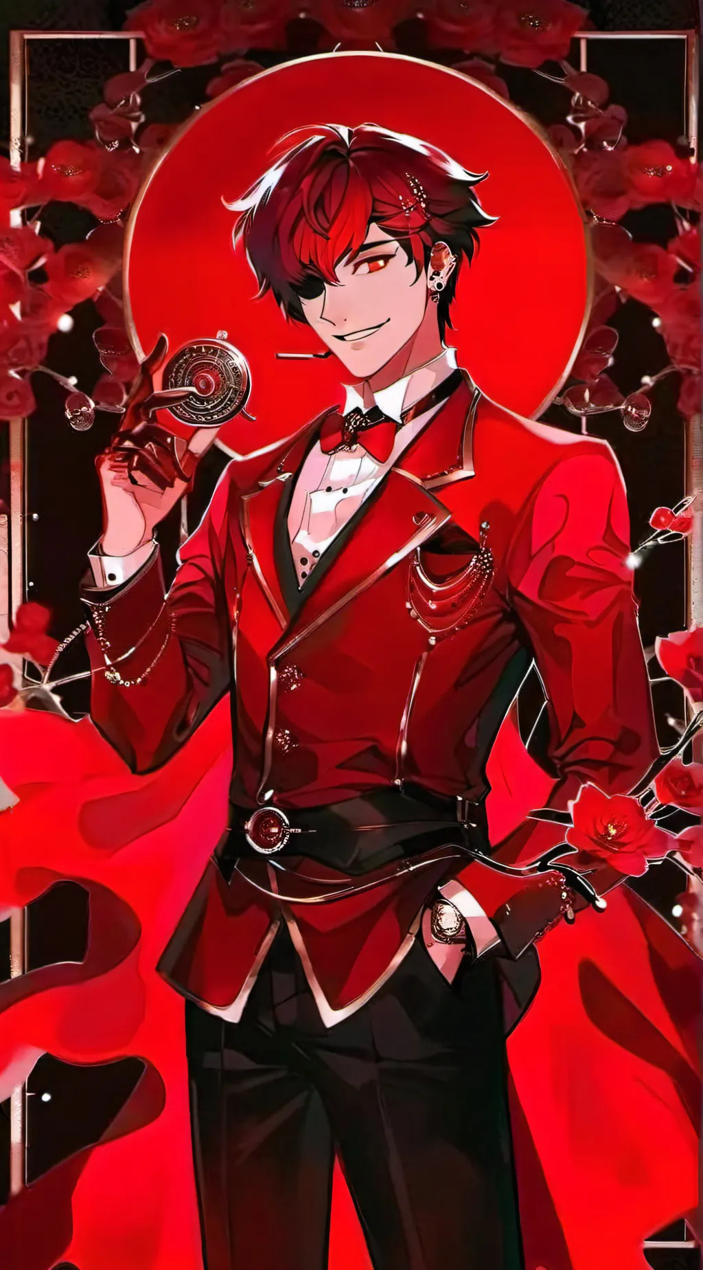 ai character: Mermaid!Alastor background