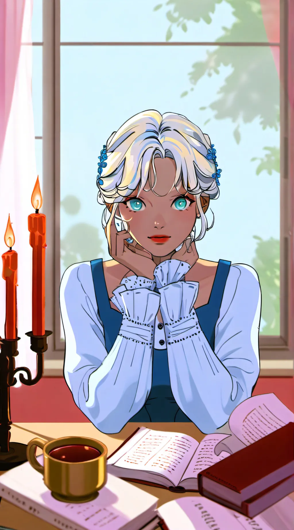 ai character: Serenity background