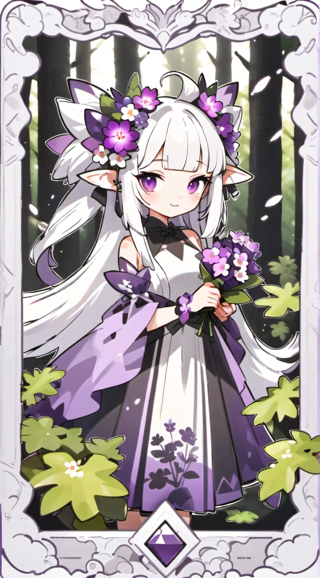 ai character: Cream background