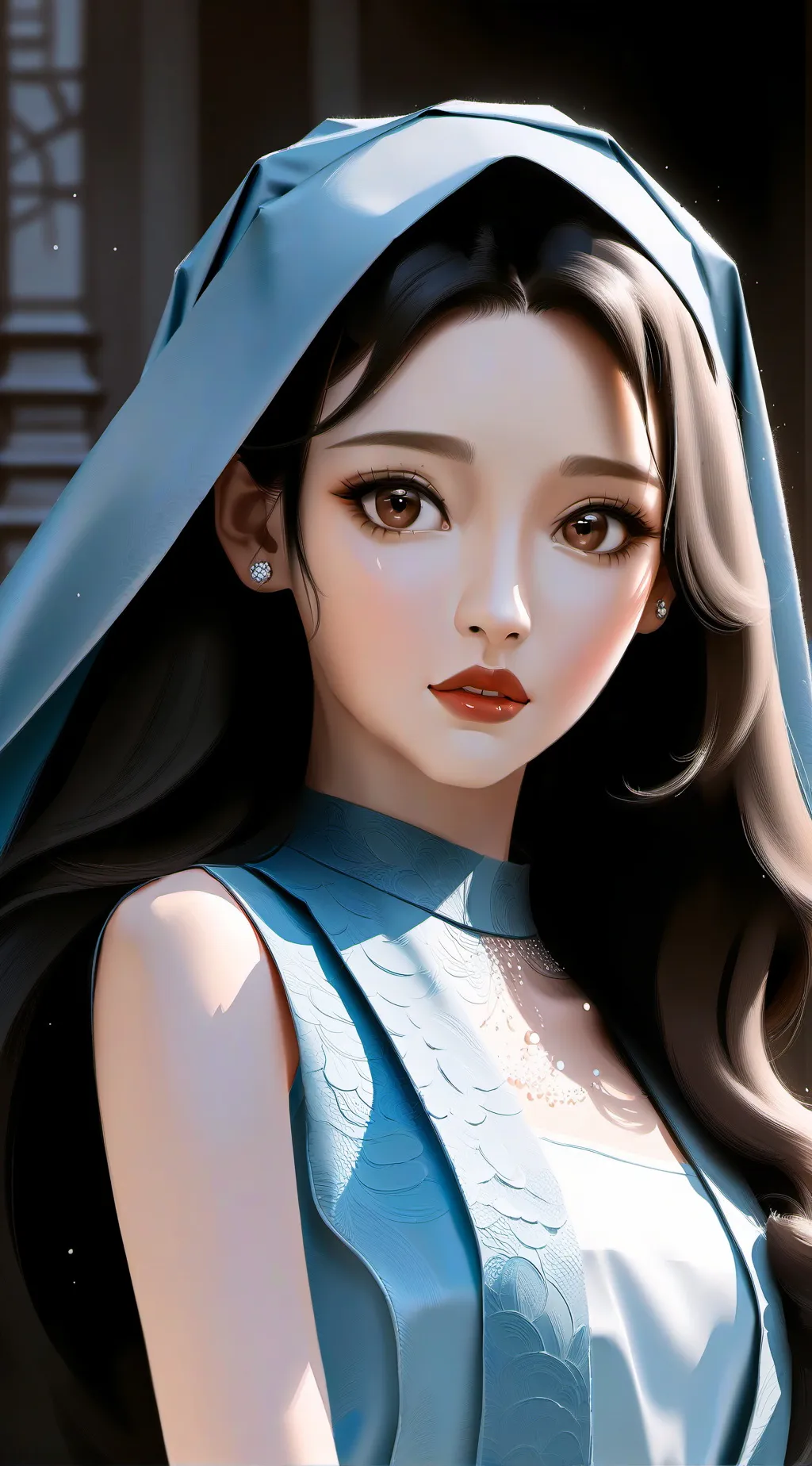 ai character: Luna  background