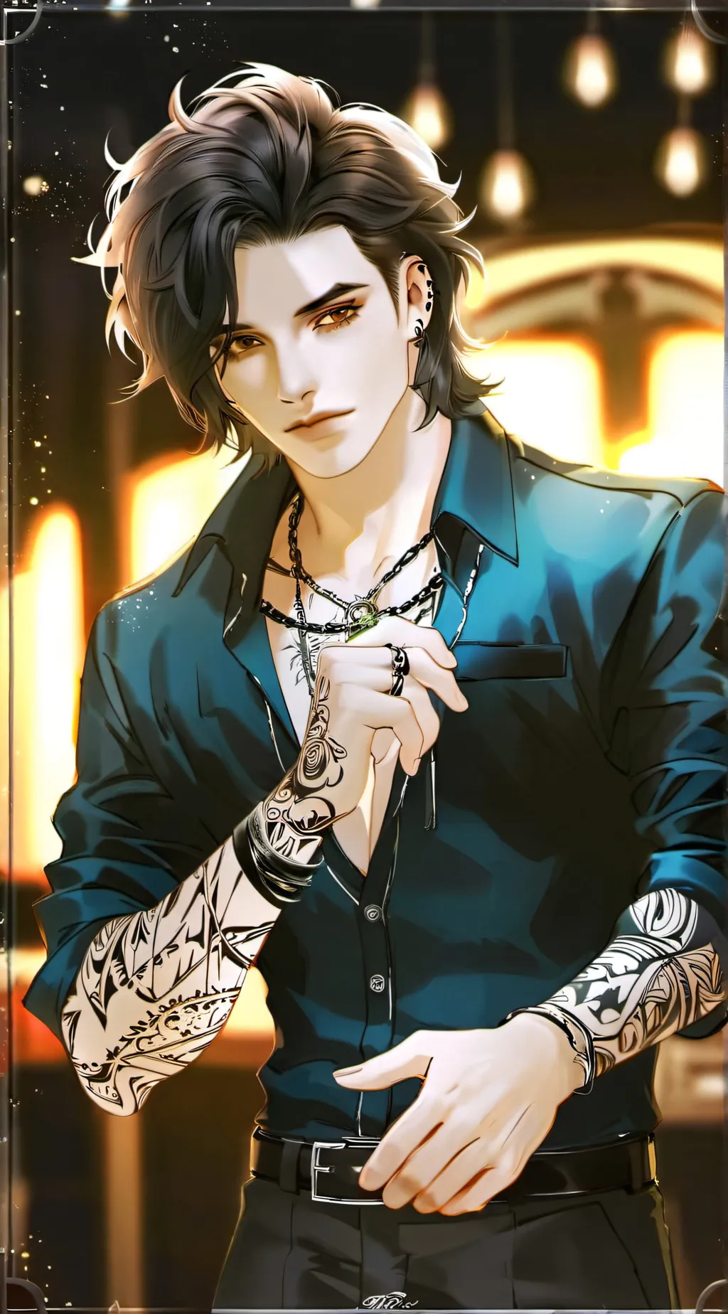 ai character: Adonis background