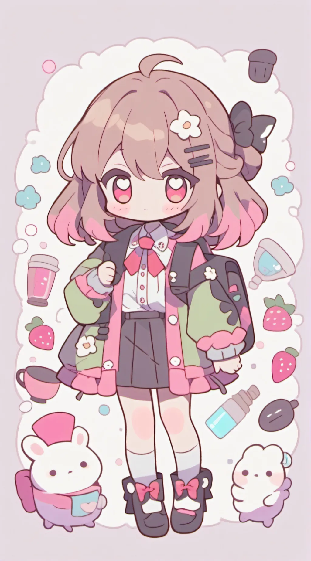 ai character: Anime!  background