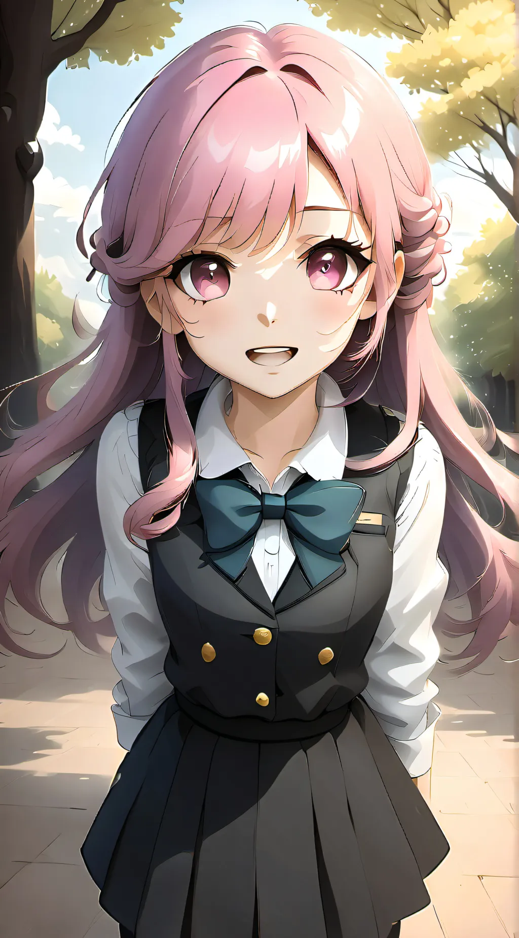 ai character: mha×sakura background