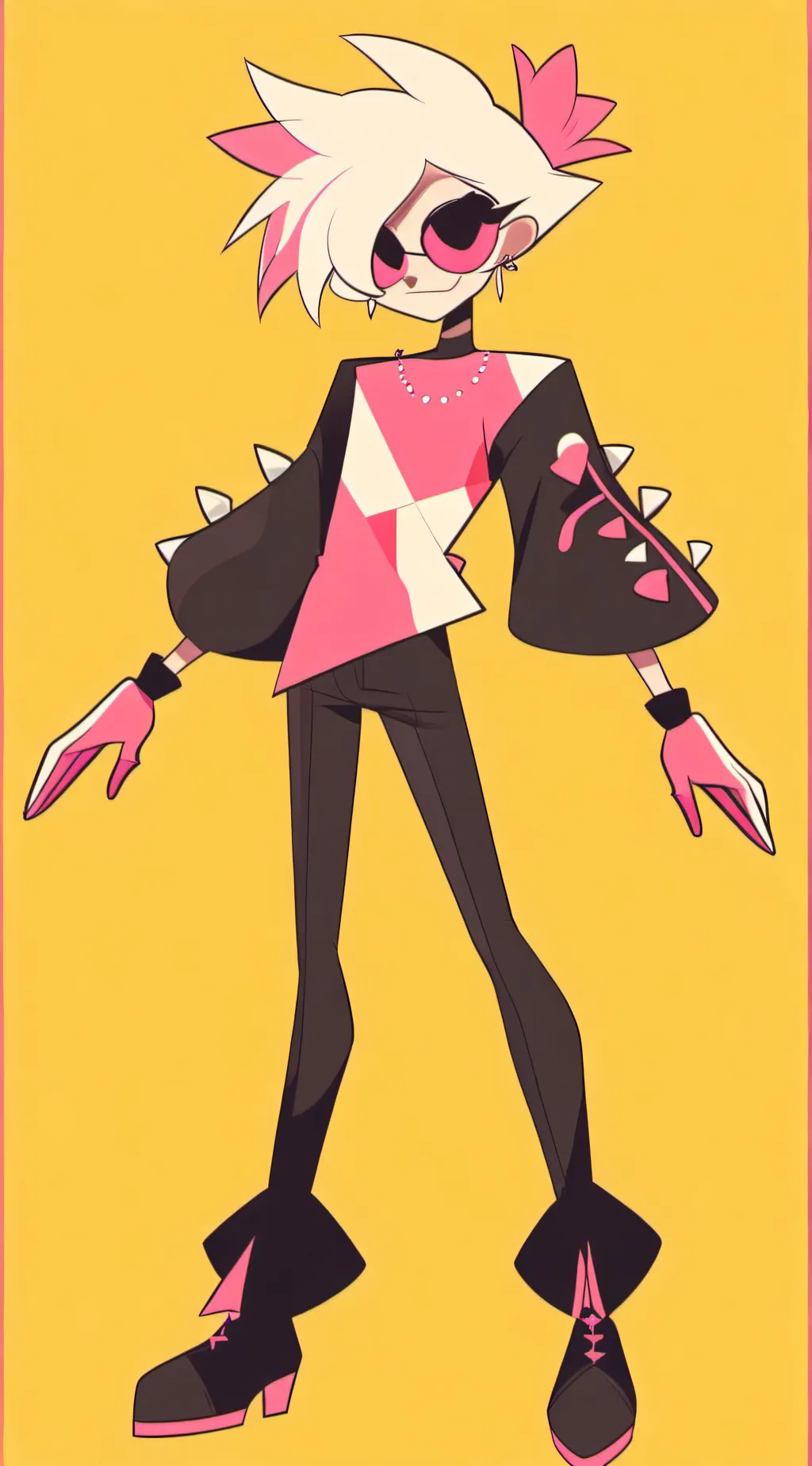 ai character: angel dust/Anthony background