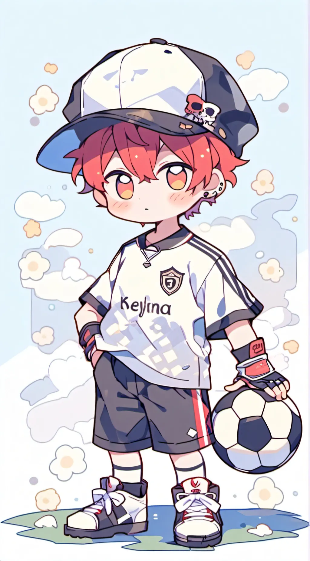 ai character: gojo berner background